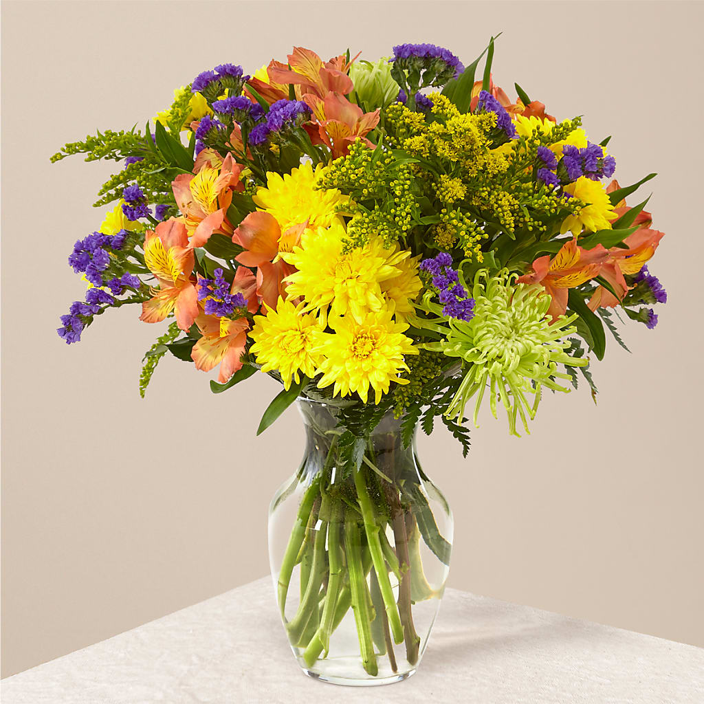 Marmalade Skies Bouquet – KRISTINA'S BASKETS AND BOUQUETS, Smithfield NC