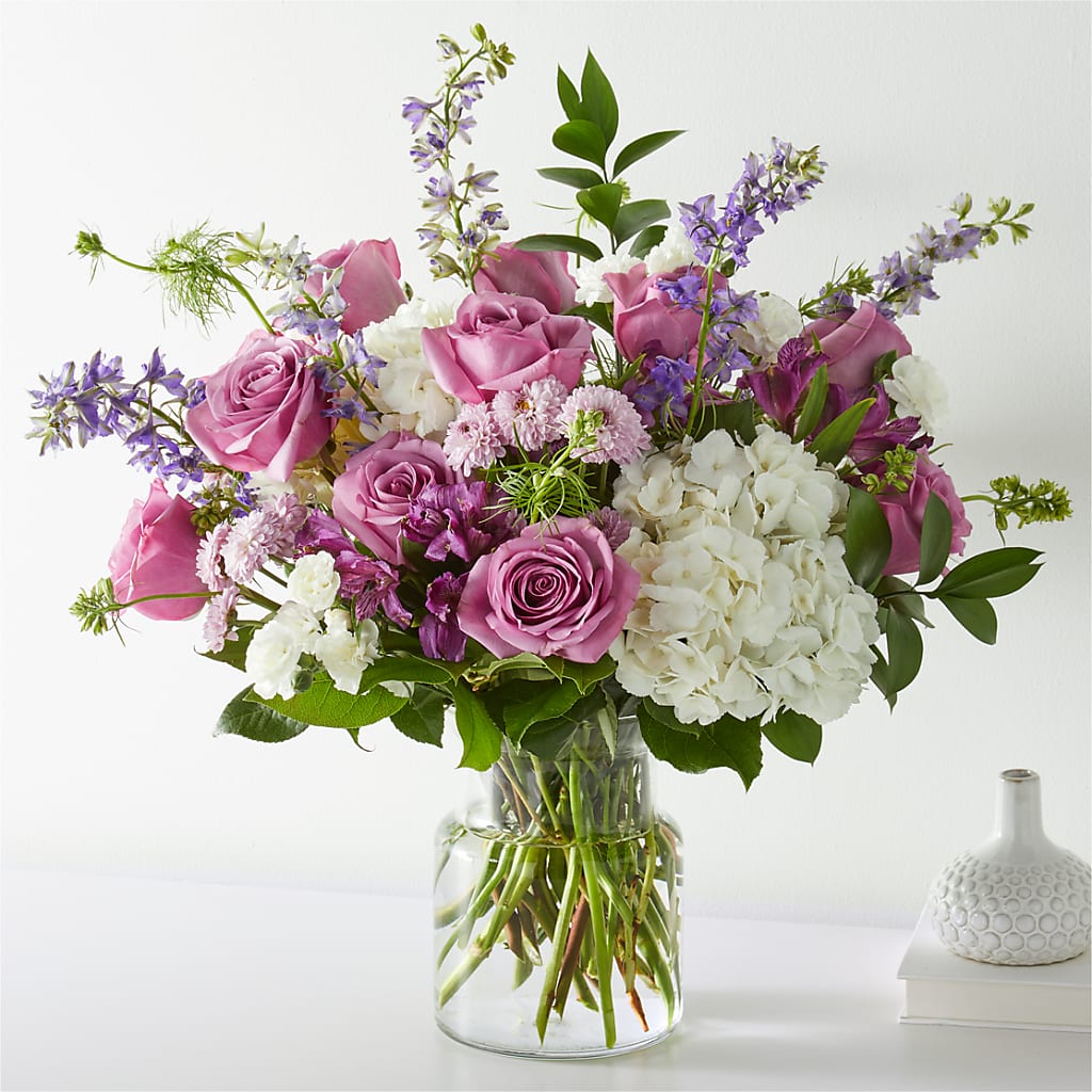 Violet Caress Bouquet – KRISTINA'S BASKETS AND BOUQUETS, Smithfield NC