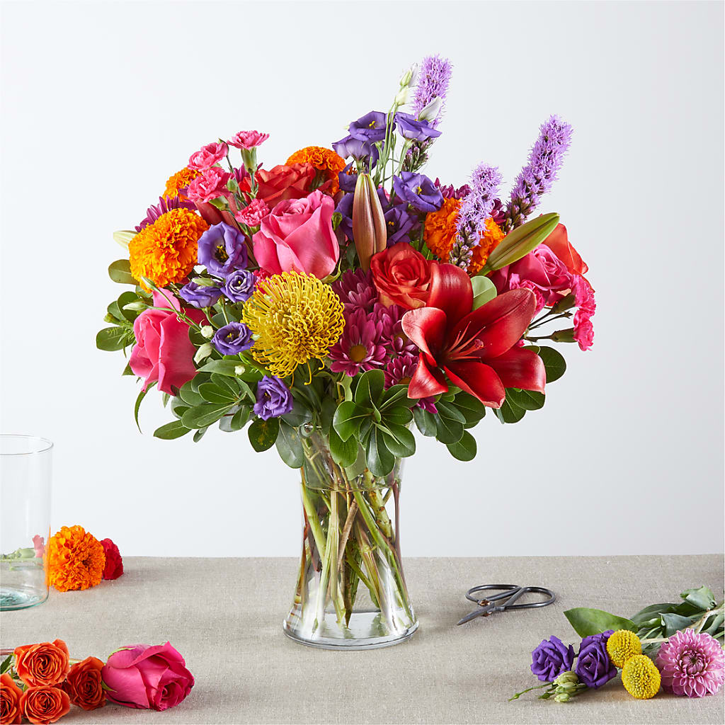 Feast of Color – A Florist Original – KRISTINA'S BASKETS AND BOUQUETS, Smithfield NC