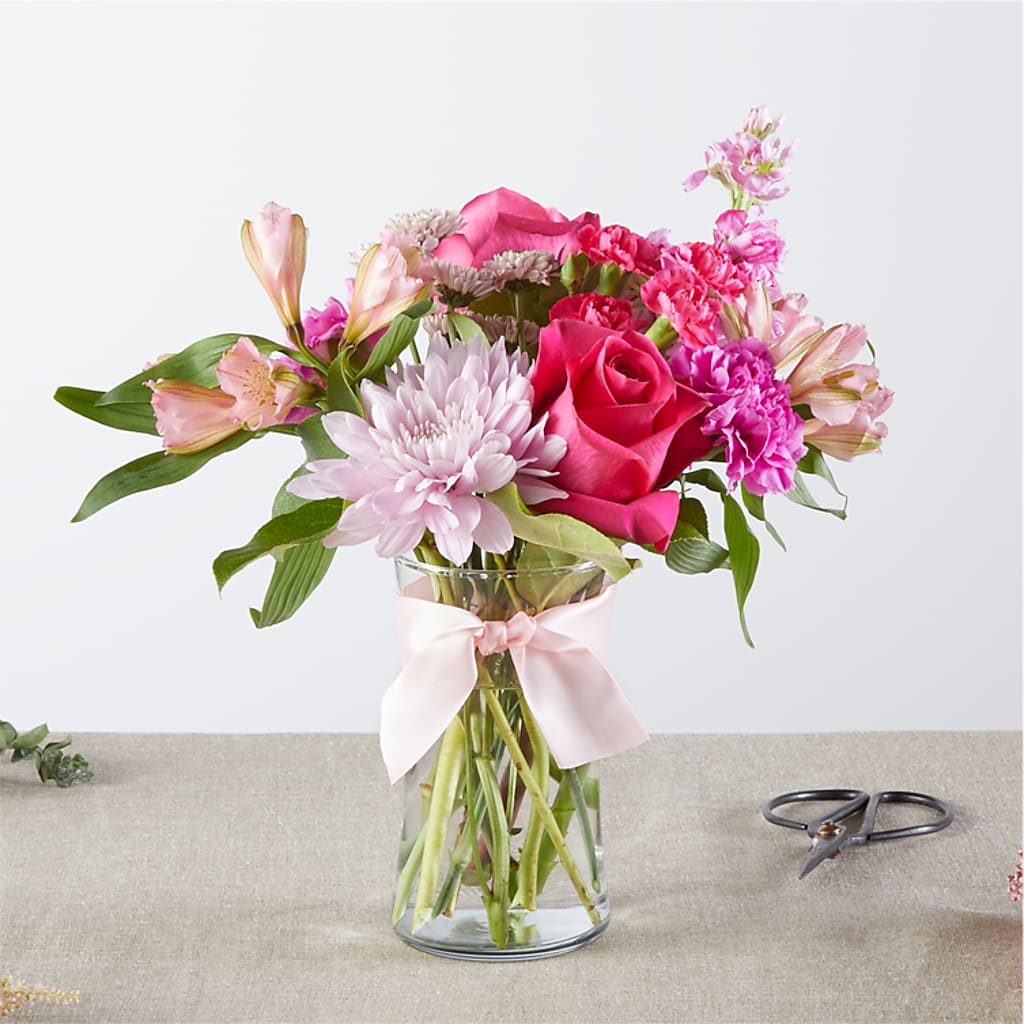 Pink Ribbon - A Florist Original – KRISTINA'S BASKETS AND BOUQUETS, Smithfield NC