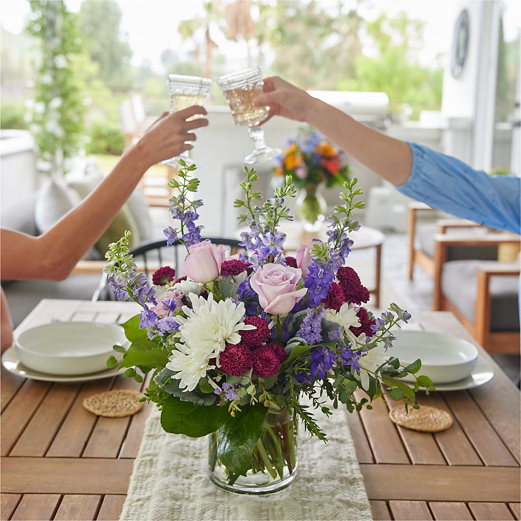 Violet Frost Bouquet – KRISTINA'S BASKETS AND BOUQUETS, Smithfield NC