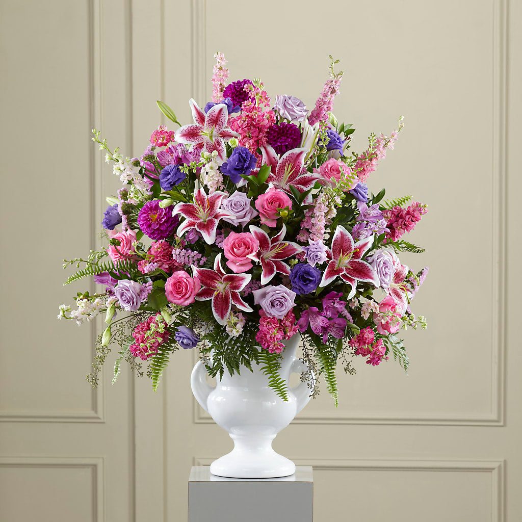 Peaceful Tribute Arrangement – KRISTINA'S BASKETS AND BOUQUETS, Smithfield NC