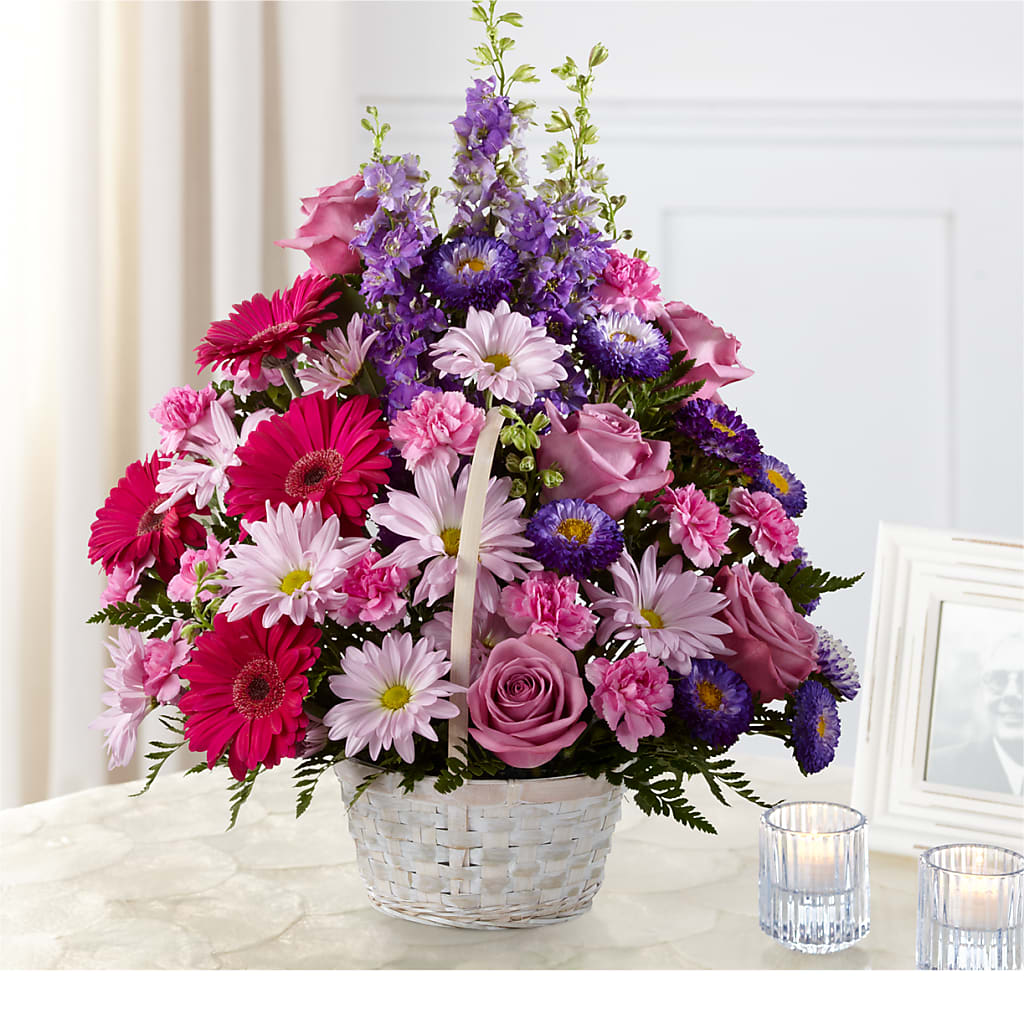 Pastel Peace Basket – KRISTINA'S BASKETS AND BOUQUETS, Smithfield NC
