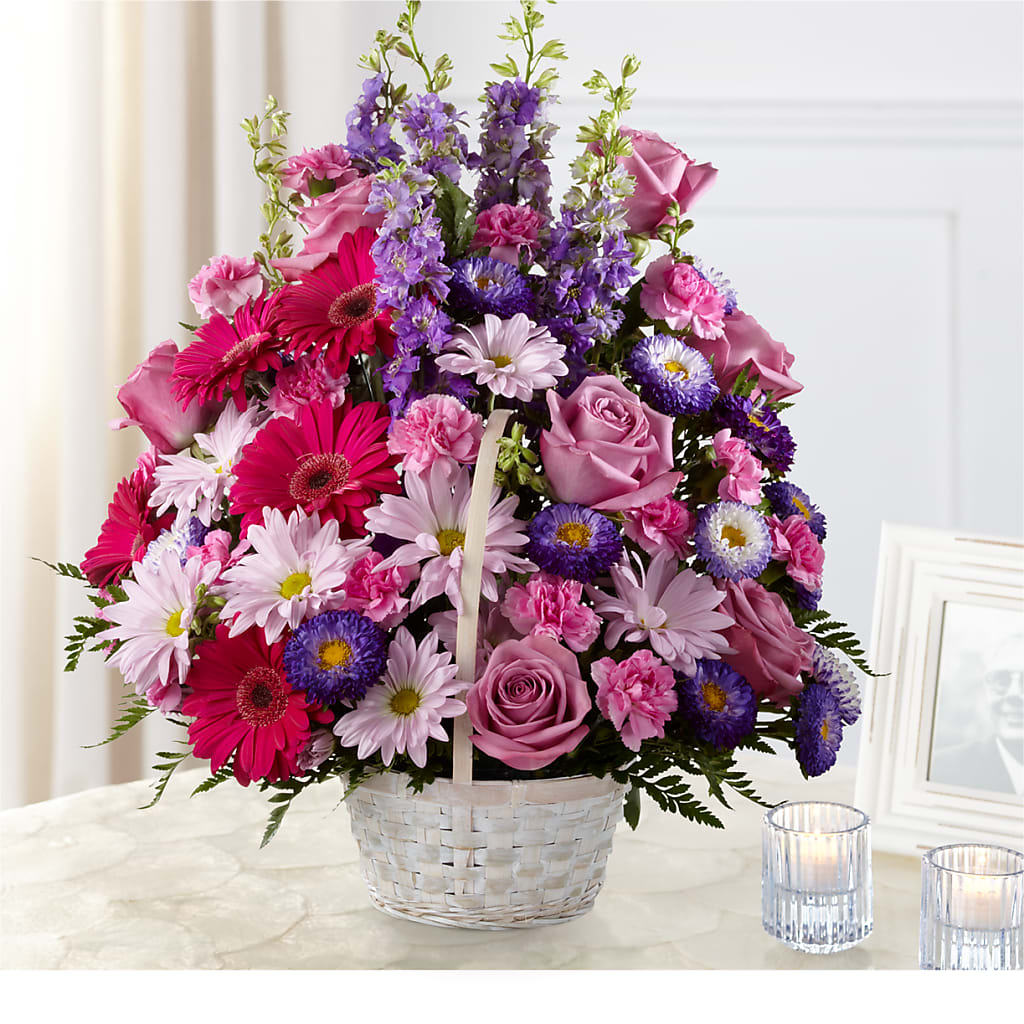 Pastel Peace Basket – KRISTINA'S BASKETS AND BOUQUETS, Smithfield NC