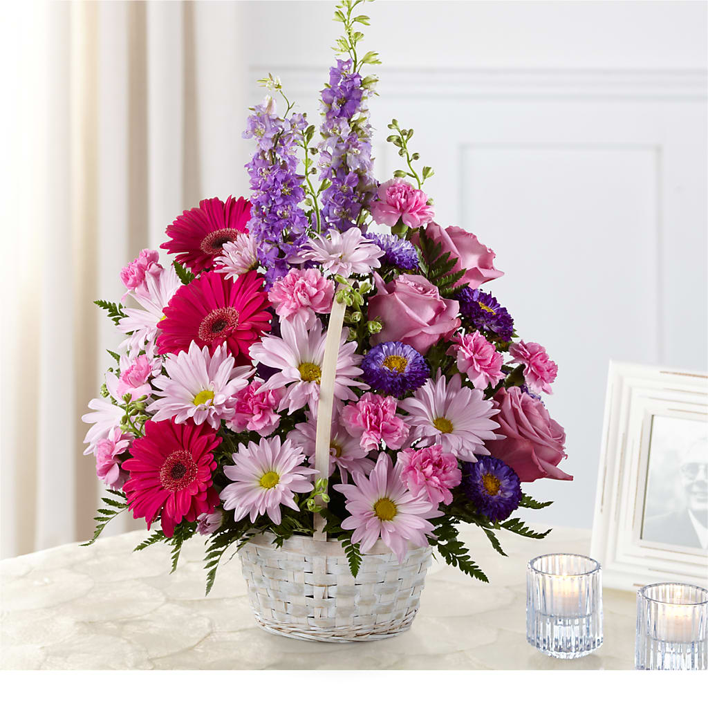 Pastel Peace Basket – KRISTINA'S BASKETS AND BOUQUETS, Smithfield NC