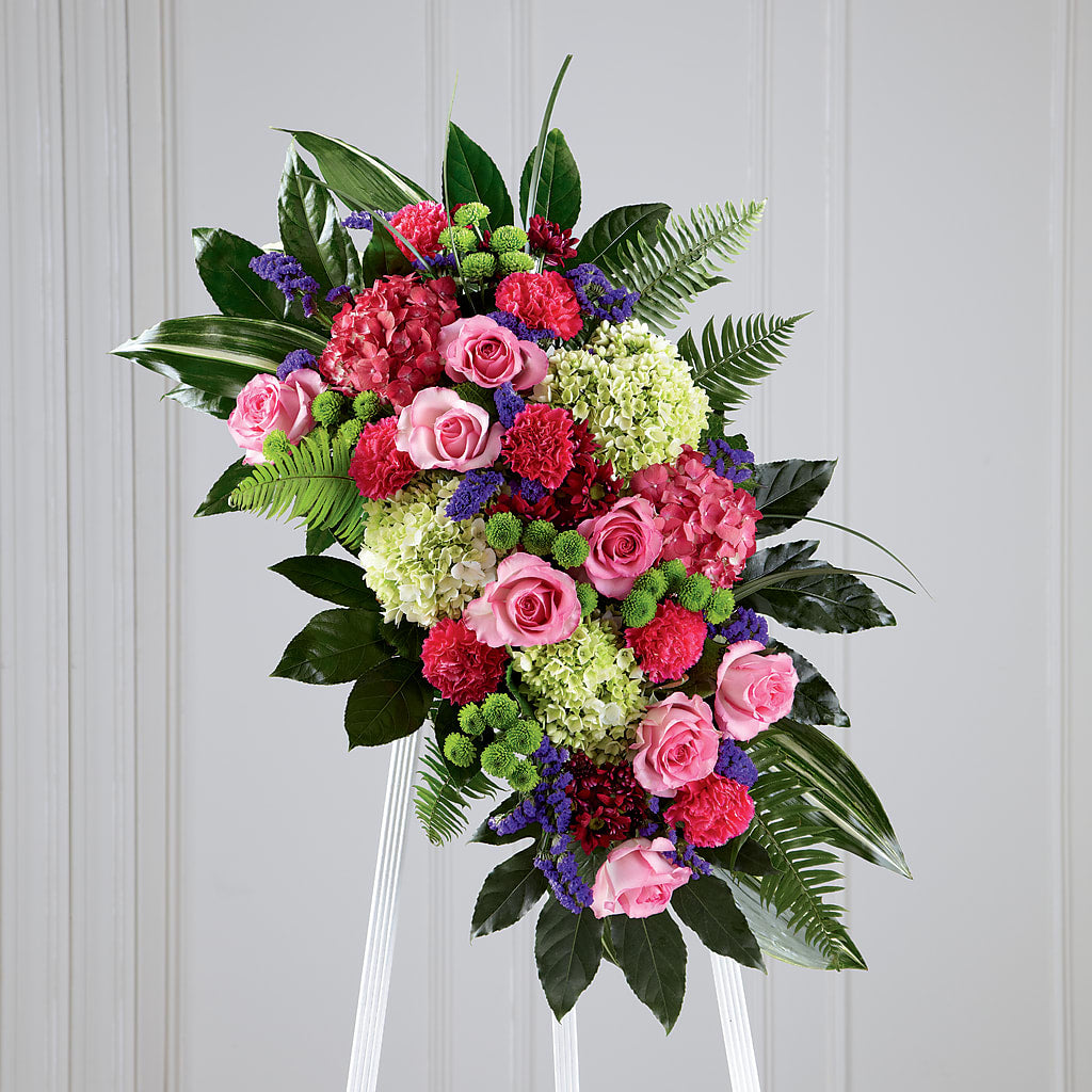 Refreshing Mix Standing Spray – KRISTINA'S BASKETS AND BOUQUETS, Smithfield NC