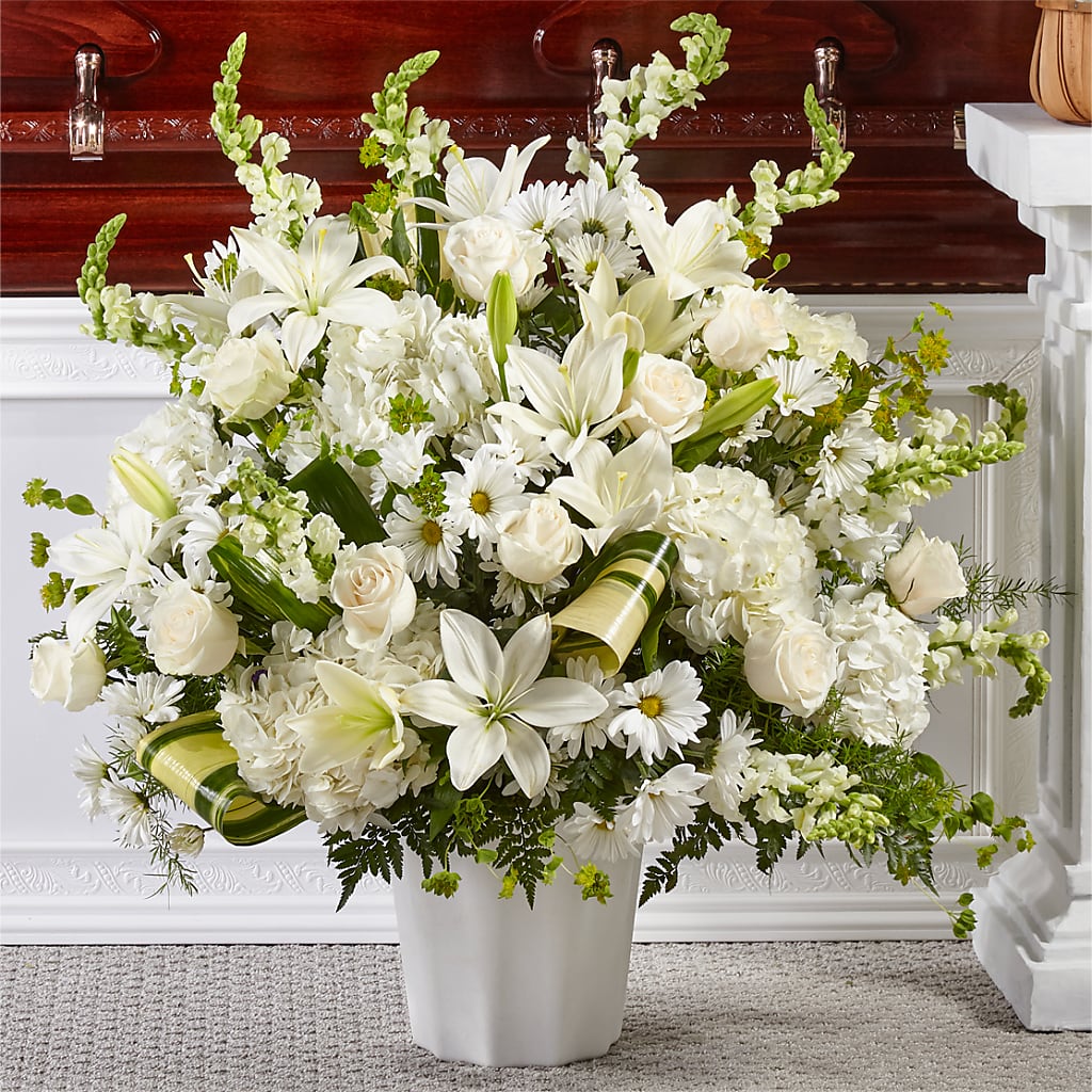 Thoughts of Tranquility Floor Basket – KRISTINA'S BASKETS AND BOUQUETS, Smithfield NC
