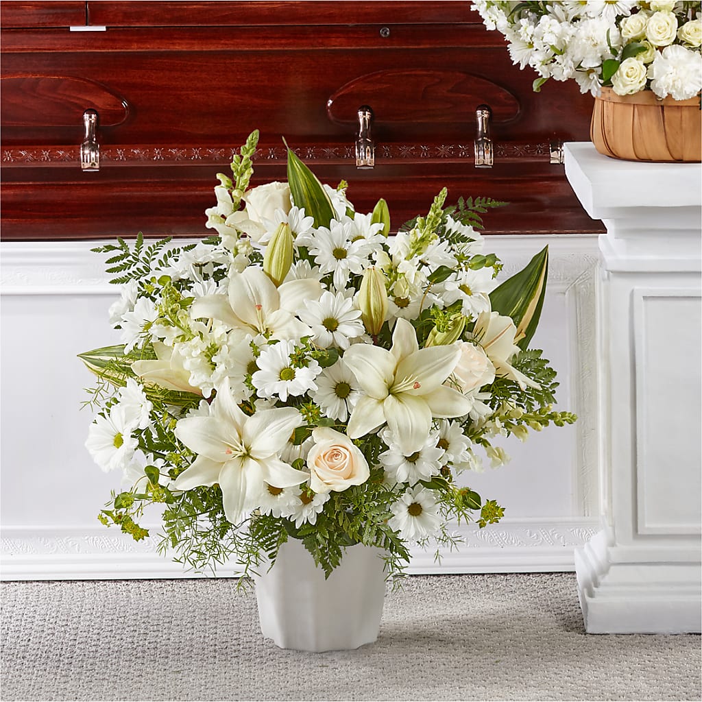 Thoughts of Tranquility Floor Basket – KRISTINA'S BASKETS AND BOUQUETS, Smithfield NC