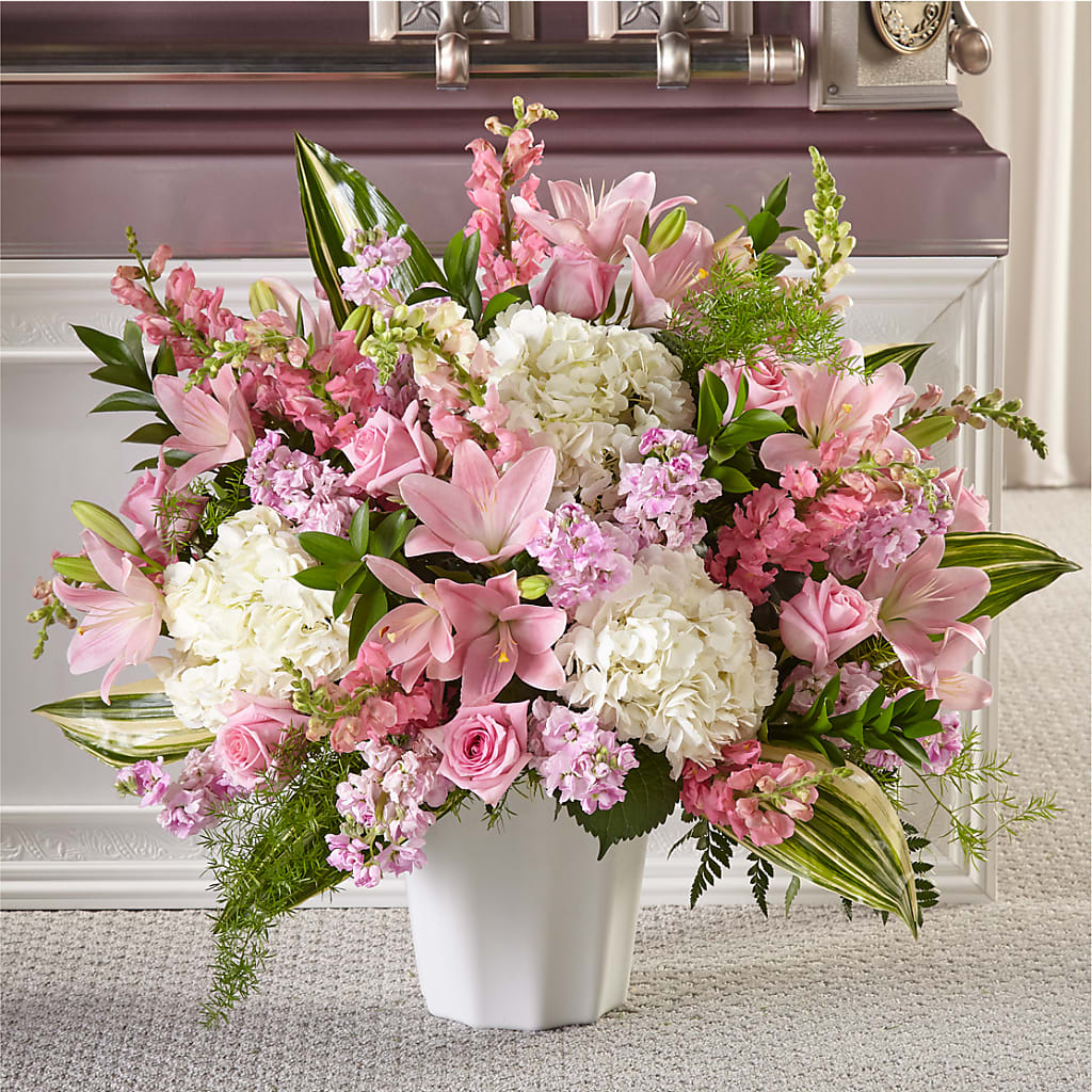 Simply Serene Floor Basket – KRISTINA'S BASKETS AND BOUQUETS, Smithfield NC