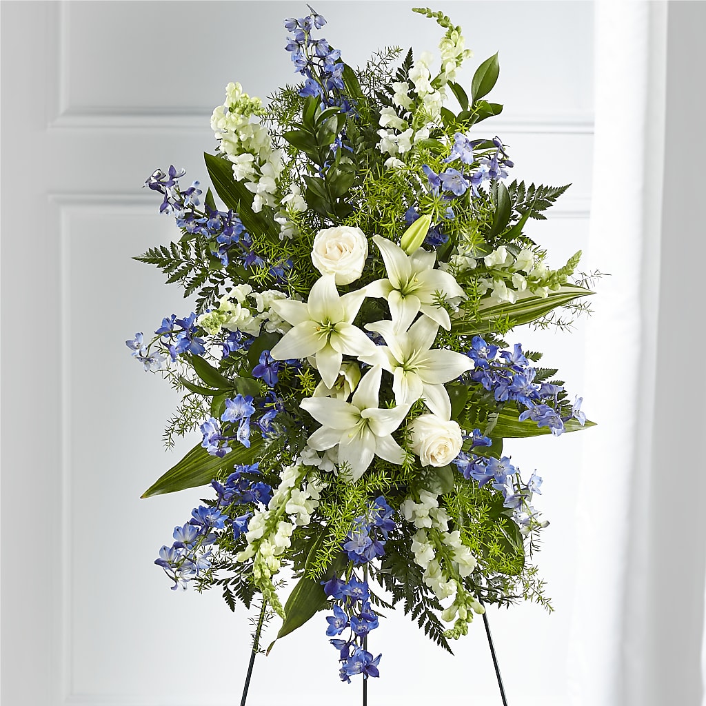 Faithful Friend Standing Spray – KRISTINA'S BASKETS AND BOUQUETS, Smithfield NC