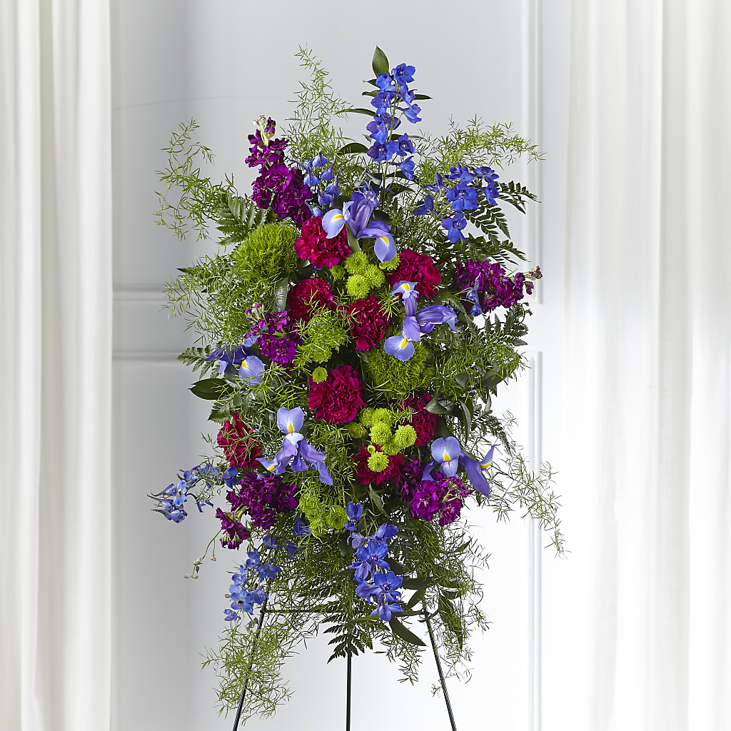 Heavenly Skies Standing Spray – KRISTINA'S BASKETS AND BOUQUETS, Smithfield NC