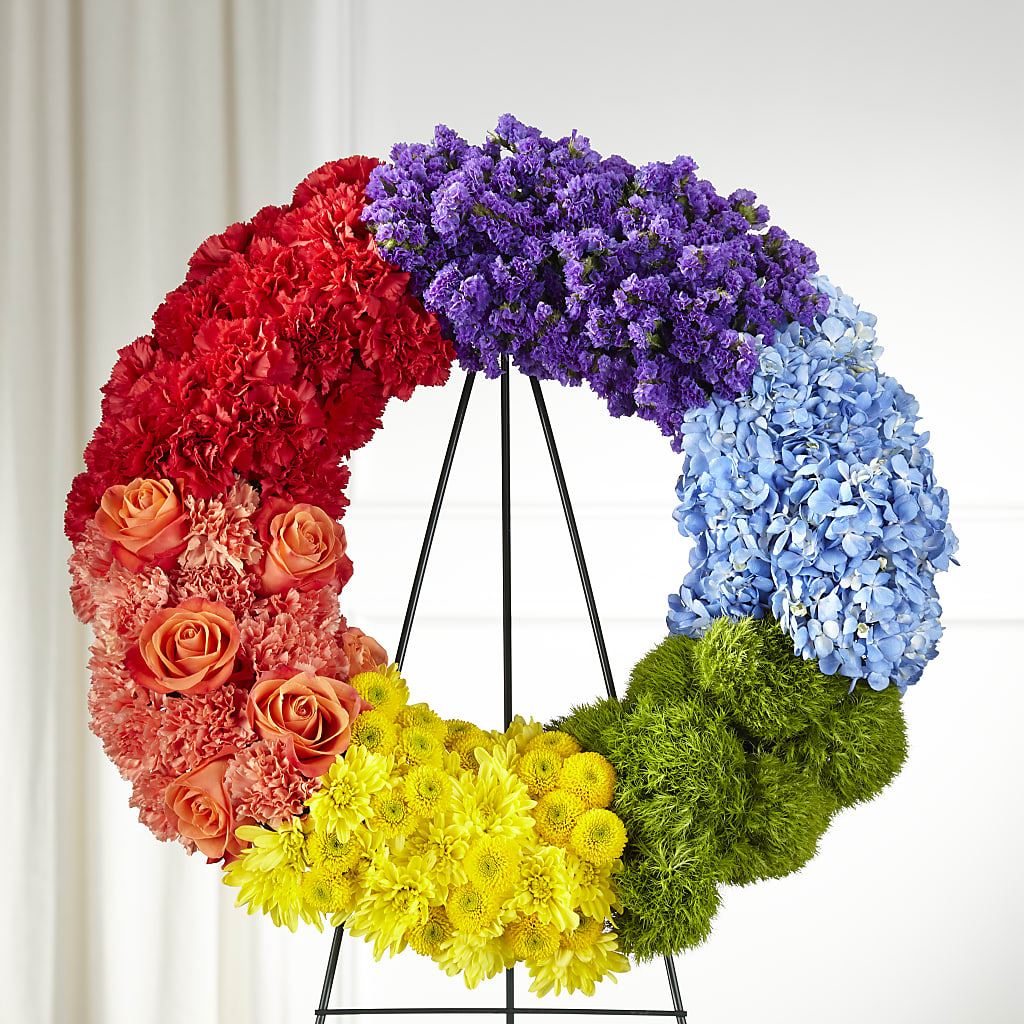 Circle of Love Wreath – KRISTINA'S BASKETS AND BOUQUETS, Smithfield NC