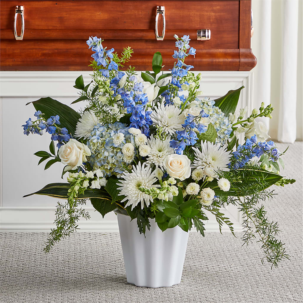Everlasting Memories Floor Basket – KRISTINA'S BASKETS AND BOUQUETS, Smithfield NC