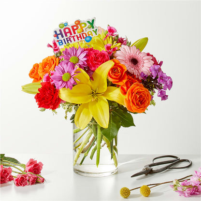 Cue the Confetti - A Florist Original – KRISTINA'S BASKETS AND BOUQUETS, Smithfield NC