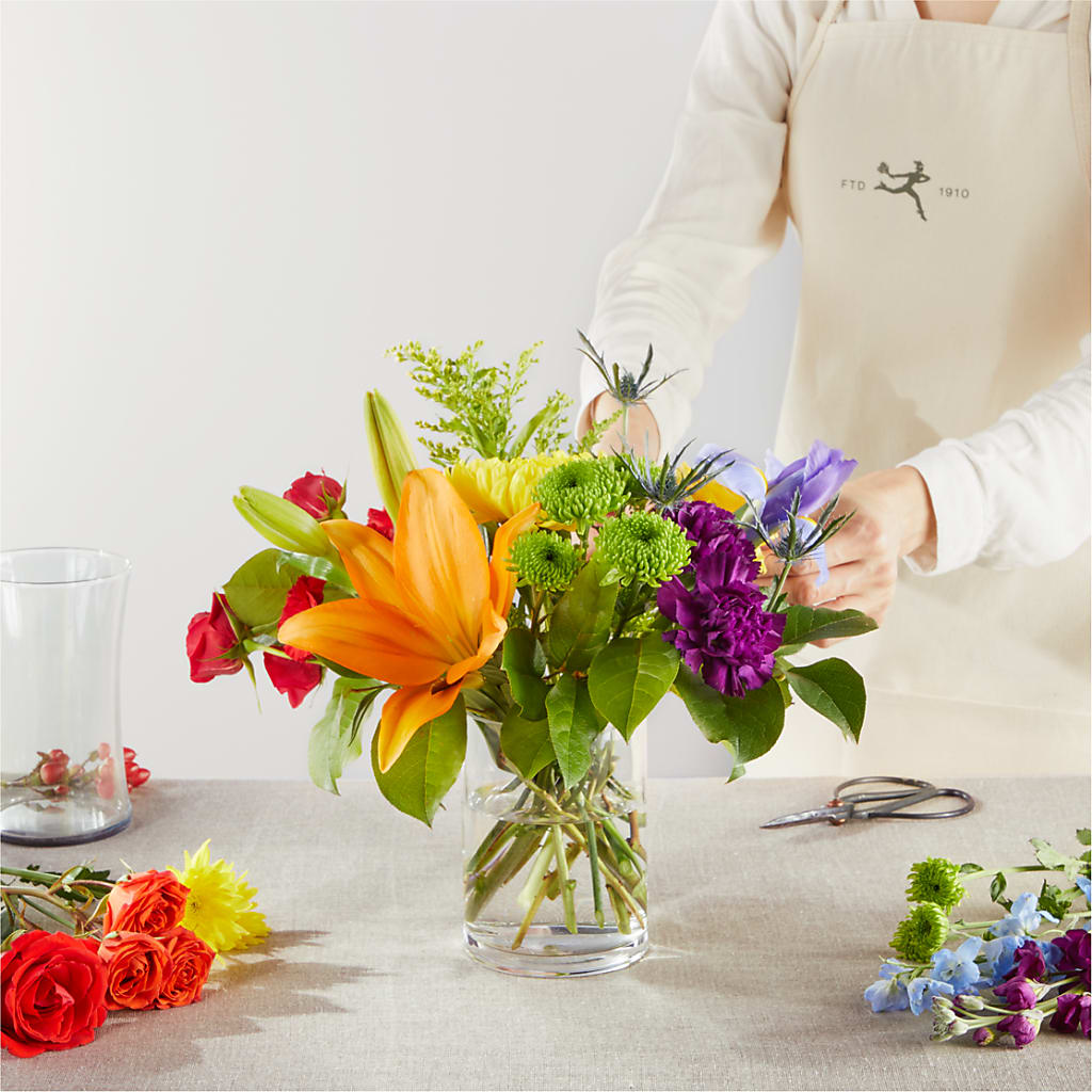 Summer Spectra - A Florist Original – KRISTINA'S BASKETS AND BOUQUETS, Smithfield NC