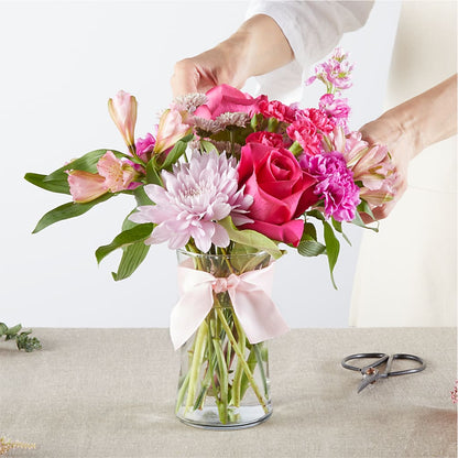 Pink Ribbon - A Florist Original – KRISTINA'S BASKETS AND BOUQUETS, Smithfield NC