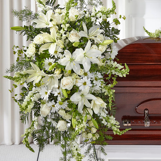 Loving Thoughts Standing Spray – KRISTINA'S BASKETS AND BOUQUETS, Smithfield NC