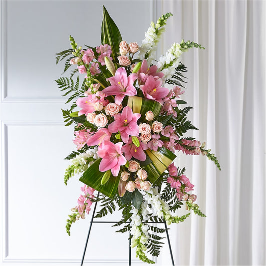 Elegant Embrace Standing Spray – KRISTINA'S BASKETS AND BOUQUETS, Smithfield NC
